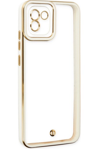 Cosmotex Newface Samsung Galaxy A03 Kılıf Liva Lens Silikon - Beyaz