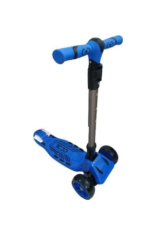 Cool Wheels Led Işıklı Katlamalı 3 Tekerlekli Twist Çocuk Scooter Mavi - Maxi Boy Mavi