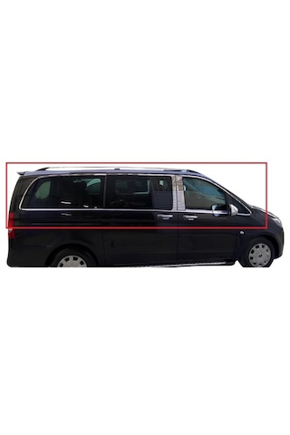 Mercedes Vito W447 Krom Cam Çerçeve Seti Uzun Şase