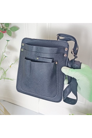 Büyük Kapasiteli Bölme Tasarımı Çiçek Düzenleme Aleti Kemer Kılıfı Siyah