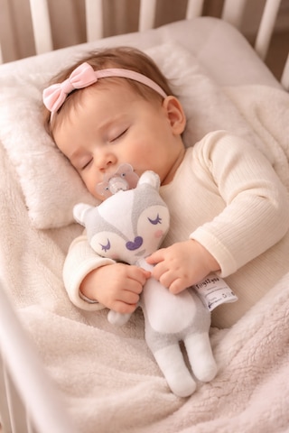 Toys2you Emzikli Uyku Arkadaşı Gri Ceylan Açık Gri
