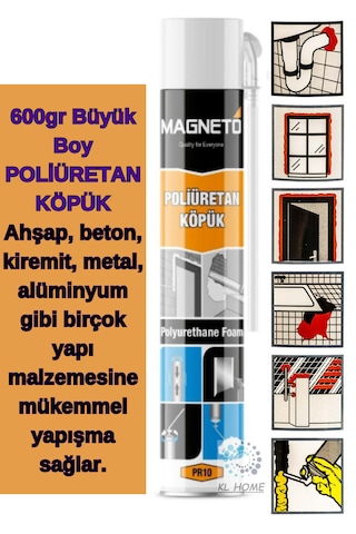 Pu Poliüretan Köpük 600 Gr