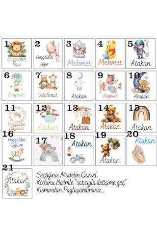 Kişiye Özel Baskılı 100 Adet Erkek Bebek Çikolatası Ve Teneke Kutu Seti -
