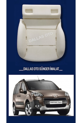 Peugeot Partner Tepe Uyumlu Koltuk Oturak Süngeri 2008-2018 1