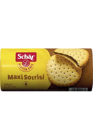 Schar Maxi Sorrisi Glutensiz Kakao Kremalı Bisküvi 6'lı 250 G