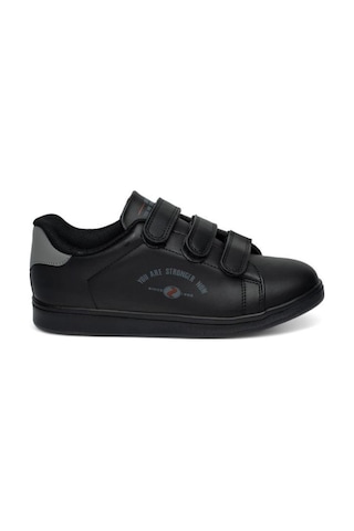 Row Milena 037-24 Deri Cırtlı Fashion Kadın Sneaker Siyah