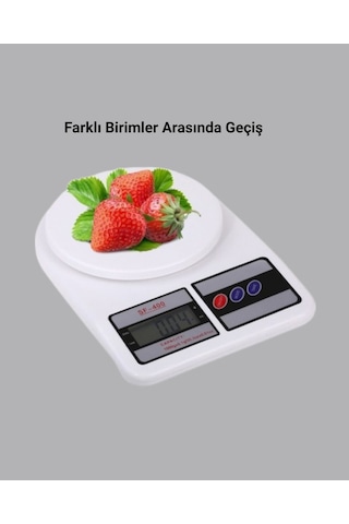 Hassas Dijital Mutfak Tartısı 1g Doğruluk, Lcd Ekran, Otomatik Kapanma Yeni Nesil 14 Cm