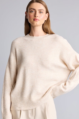 Defacto Oversize Bisiklet Yaka Düşük Omuzlu Basic Triko Kazak F3895ax26wnbg373 Bej-bg373