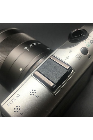 Canon Eos M, M2, M3, M5, M6, M10 İçin Flaş Kızağı Hot Shoe Kapağı