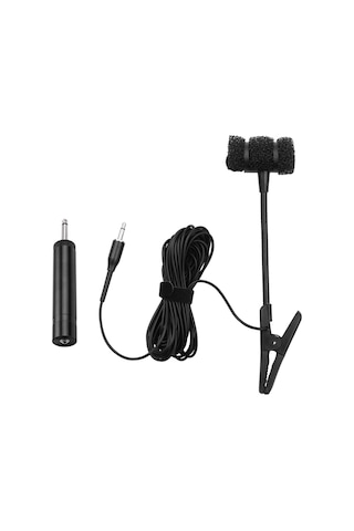 Springsun "saksofon Ve Üflemeli Çalgılar İçin Profesyonel Klipsli Kondenser Mikrofon - 3.5mm/6.35mm Bağlantı"