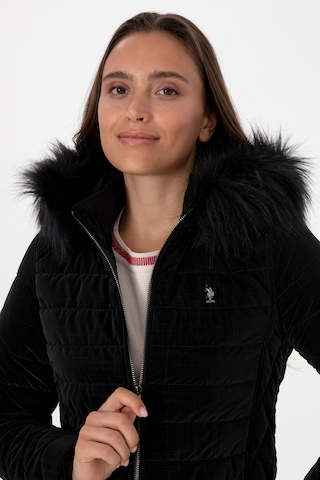 U.s. Polo Assn. Kadın Siyah Deri Mont-kaban 50317317-001 001sıyah