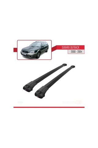 Subaru Outback 2000-2004 Arası İle Uyumlu Ace-1 Ara Atkı Tavan Barı Siyah