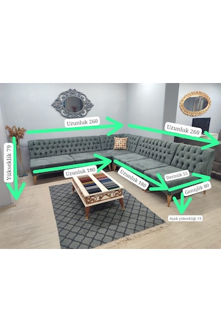 Lego Modüler Köşe Koltuk