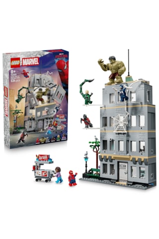 LEGO® ǀ Marvel Örümcek Adam ve Hulk’ın Destansı Çarpışması 76350 - 8+ Yaş için 6 Karakter İçeren Oyuncak Yapım Seti (534 Parça)