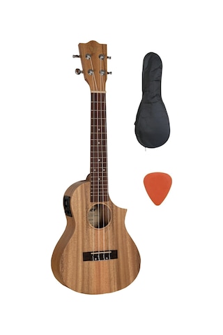 Valler Uac60Eq Ns Elektro Concert Ukulele Natürel