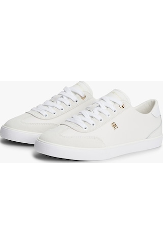 Tommy Hilfiger Th Chıc Low Vulc Kadın Beyaz Sneakers - Fw0fw09391