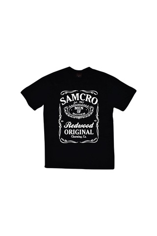 Samcro Baskılı T-shirt SIYAH