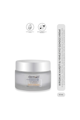 Dermokil Kırışık Karşıtı ve Yenileyici Gündüz Kremi 50 ML