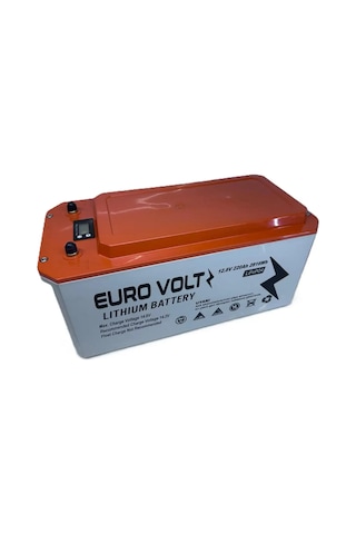 Eurovolt 12.8v 220ah Lityum Demir Fostat Lifepo4 Akü