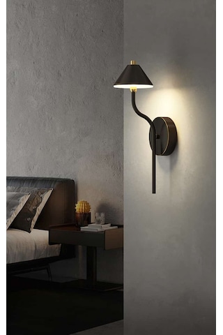 Simaavize Modern Black Led Aplik -gün Işığı Siyah