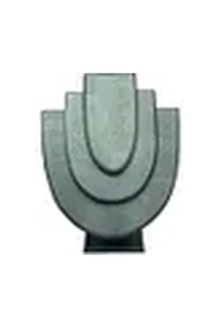 Yerli Üretim İmera Deri Kumaş Yeşil Renk Boy 25 Cm Kolye Gerdanlık Zincir Takı Sergileme Mankeni Çok Renkli