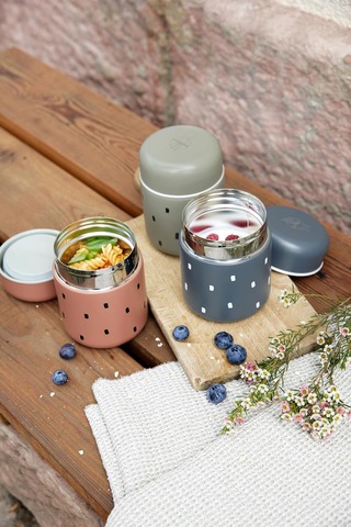 Lassig Happy Prints Yemek Termosu Caramel Karamel Çok Renkli