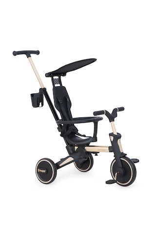 Huggy 6in1 Funtrike Siyah 3 Tekerlekli Bebek Bisikleti