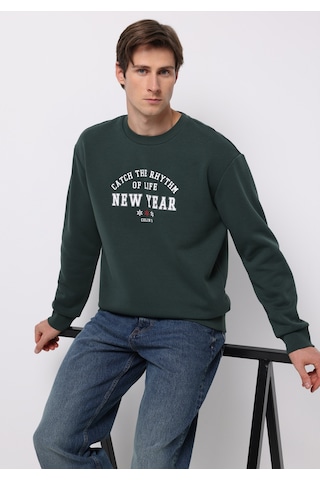 Colin's Colins Comfort Fit Erkek Yeşil Sweatshirt Cl1077350 Q1.v2 Grn Yeşil