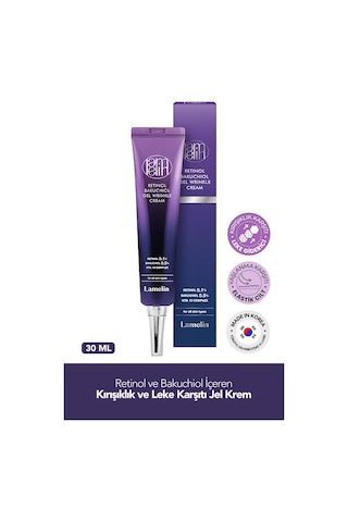 Lamelin Retinol ve Bakuchiol İçeren ve Leke Jel Krem Lamelin Retinol Bakuchiol 30 ML