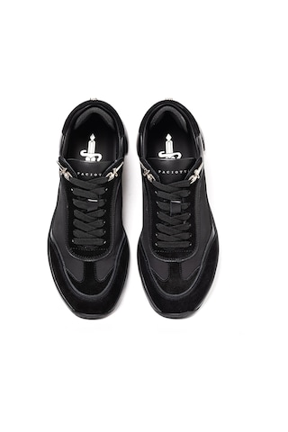 Ca999 Black Sneaker Erkek Mu69600tca 999 Paciotti Calf/suede Comascio Siyah