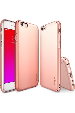 Ringke Slim Apple Uyumlu iPhone 6s/ 6 İle Kılıf Rose Gold