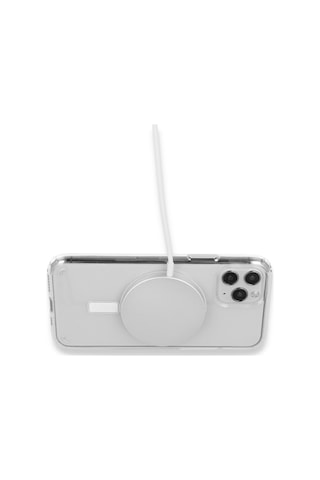 Apple iPhone Uyumlu 16 Plus Kılıf Pc Real Magsafe Kapak - Şeffaf Renk