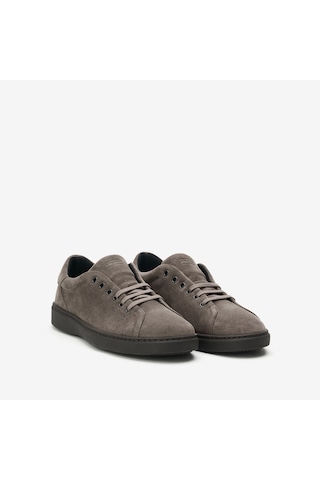 Visone Greige Sneaker Erkek 19c1 Frau Waxy Laced Shoes Vizon