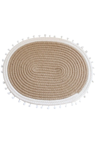 Homyl Tatil Festivali Fotoğraf Sahne Için Coaster Beyaz-oval Beyaz Oval Beyaz