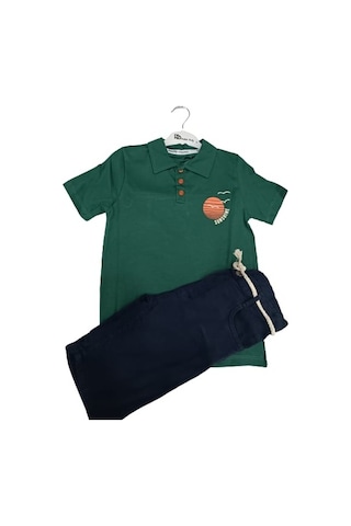 Pollito Sunshine Baskılı Polo Yaka Erkek Takım3996 001