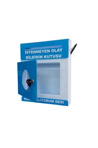 Mavi İstenmeyen Olay Bildirim Kutusu