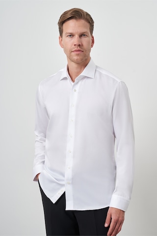 Morven Erkek Beyaz Pamuk Trend Slim Fit Dar Kesim Non Iron Gömlek 26mc004001600 Beyaz Beyaz