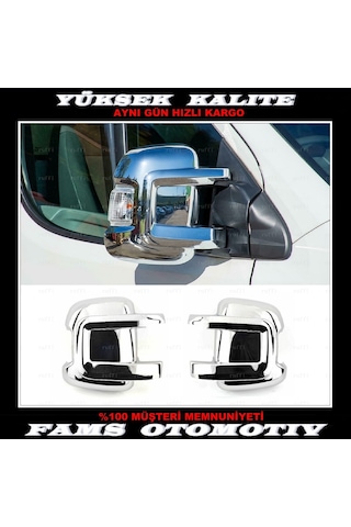 Peugeot Boxer Abs Krom Kaplama Ayna Kapağı 2 Prç. 2006 Üzeri