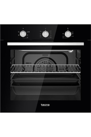 Tecna AF 6061S 56 L Siyah Cam Ankastre Fırın