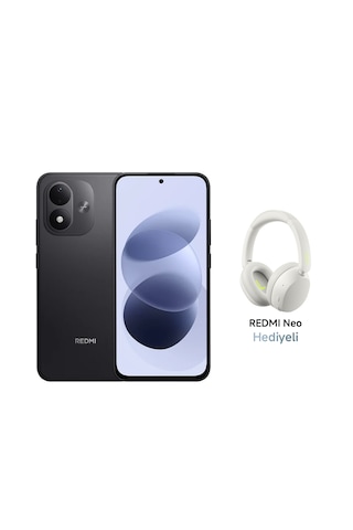 Xiaomi Redmi Note 17 5G 6 GB 256 GB (Xiaomi Türkiye Garantili) Siyah+Xiaomi Redmi Neo Bluetooth 5.4 Kulaküstü Beyaz Kulaklık
