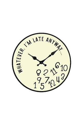 Homyl Duvar Dekoratif Saat Ev Asma İç Mekan Yatak Odası Oturma Bej