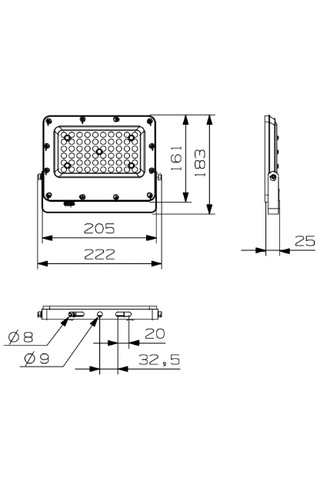 Goya Ledli Projektör 50w 6500k Ip65