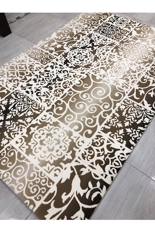 Saray Halı Sembol Sbp 17 Rv1 150X230 Kahve Krem 4 M2 Halı !