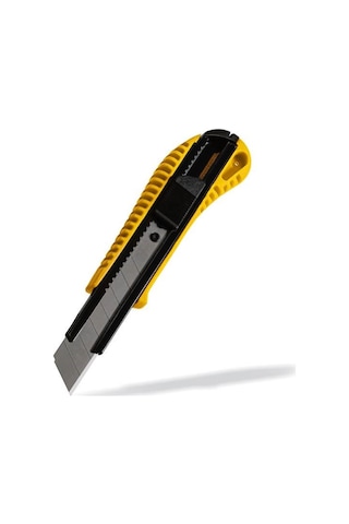 Kraf Maket Bıçağı Geniş Plastik Metal Ağızlı 629G