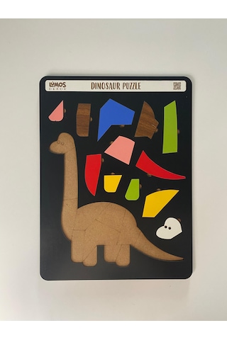 Dinosaur Sevimli Dinozor Çocuklara Özel Yapboz Tablo