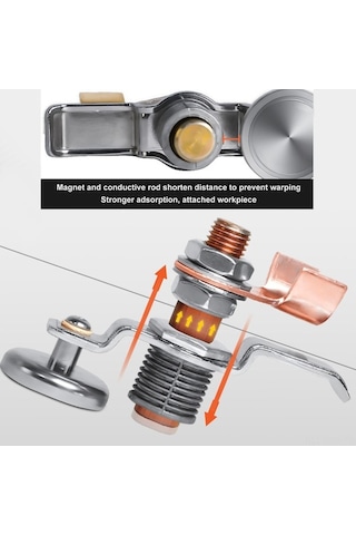 Besthome1 Demir Bakır Topraklama Klipsi, 30kg Çekme Gücü, 200a, Güvenli Konnektör, Mwgc1-200f3q