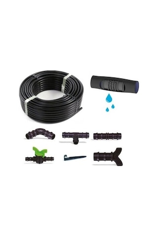 300 Mt Delikli Damlama Sulama Sistemi Bahçe Ve Ek Parçaları