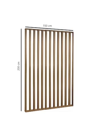 Ahşap Çıtalı Paravan Oda Ayırıcı Seperatör Duvar 150x200 Cm