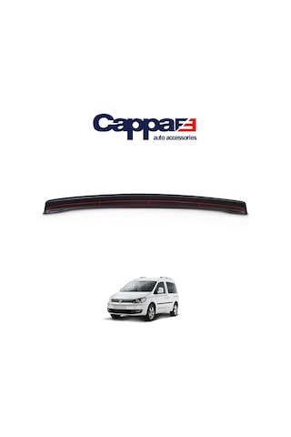 Cappafe Volkswagen Caddy Arka Tampon Eşiği Koruma (abs) Mat Siya N11.652
