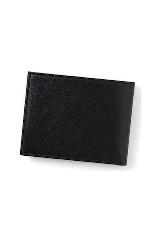 Dean Erkek Siyah Deri Cep Tasarım Çok Bölmeli Rfid Korumalı Cüzdan Siyah